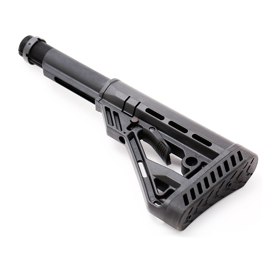 BWA-4 V.1 With Tube AR15 Black Telescopic Stock