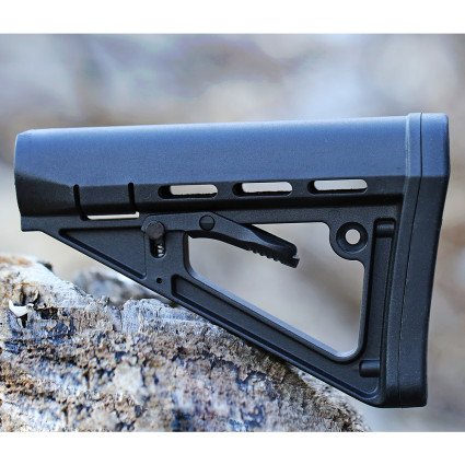 BWA-2 V.1 AR15 Black Telescopic Stock - Mil Spec