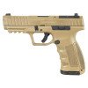 Ranger Arms RA9 Defence02, Semi-Automatic 9mm Pistol, Striker Fired, 4" Barrel, CZ75 Magazine Compatible, 17rd Magazine, Flat Dark Earth