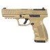 Ranger Arms RA9 Defence02, Semi-Automatic 9mm Pistol, Striker Fired, 4" Barrel, CZ75 Magazine Compatible, 17rd Magazine, Flat Dark Earth