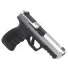 Ranger Arms RA9 Defence02, Semi-Automatic 9mm Pistol, Striker Fired, 4" Barrel, CZ75 Magazine Compatible, 17rd Magazine,Silver Slide w/ Black Frame