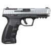 Ranger Arms RA9 Defence02, Semi-Automatic 9mm Pistol, Striker Fired, 4" Barrel, CZ75 Magazine Compatible, 17rd Magazine,Silver Slide w/ Black Frame