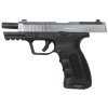 Ranger Arms RA9 Defence02, Semi-Automatic 9mm Pistol, Striker Fired, 4" Barrel, CZ75 Magazine Compatible, 17rd Magazine,Silver Slide w/ Black Frame